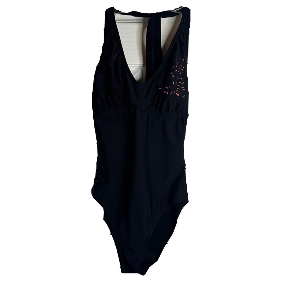 Speedo Sz 10 Black Pink One Piece‎ Cutouts